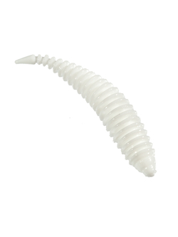 Приманка ZUB-MAGGOT SLIM 50мм(2")-10шт, (цвет 801) белый