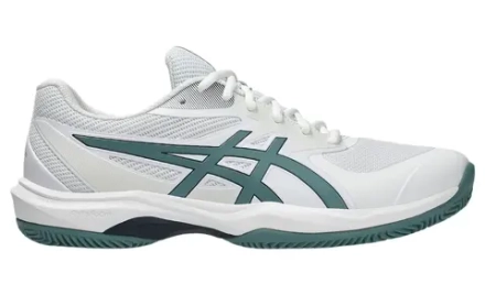 Мужские теннисные кроссовки Asics Game FF Clay/OC - white/foggy teal