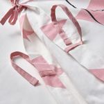 Комплект постельного белья IKEA BUSENKEL (БУСЕНКЕЛ), Детский, Розово - белый с рисунком, 150x200, 50x80 см