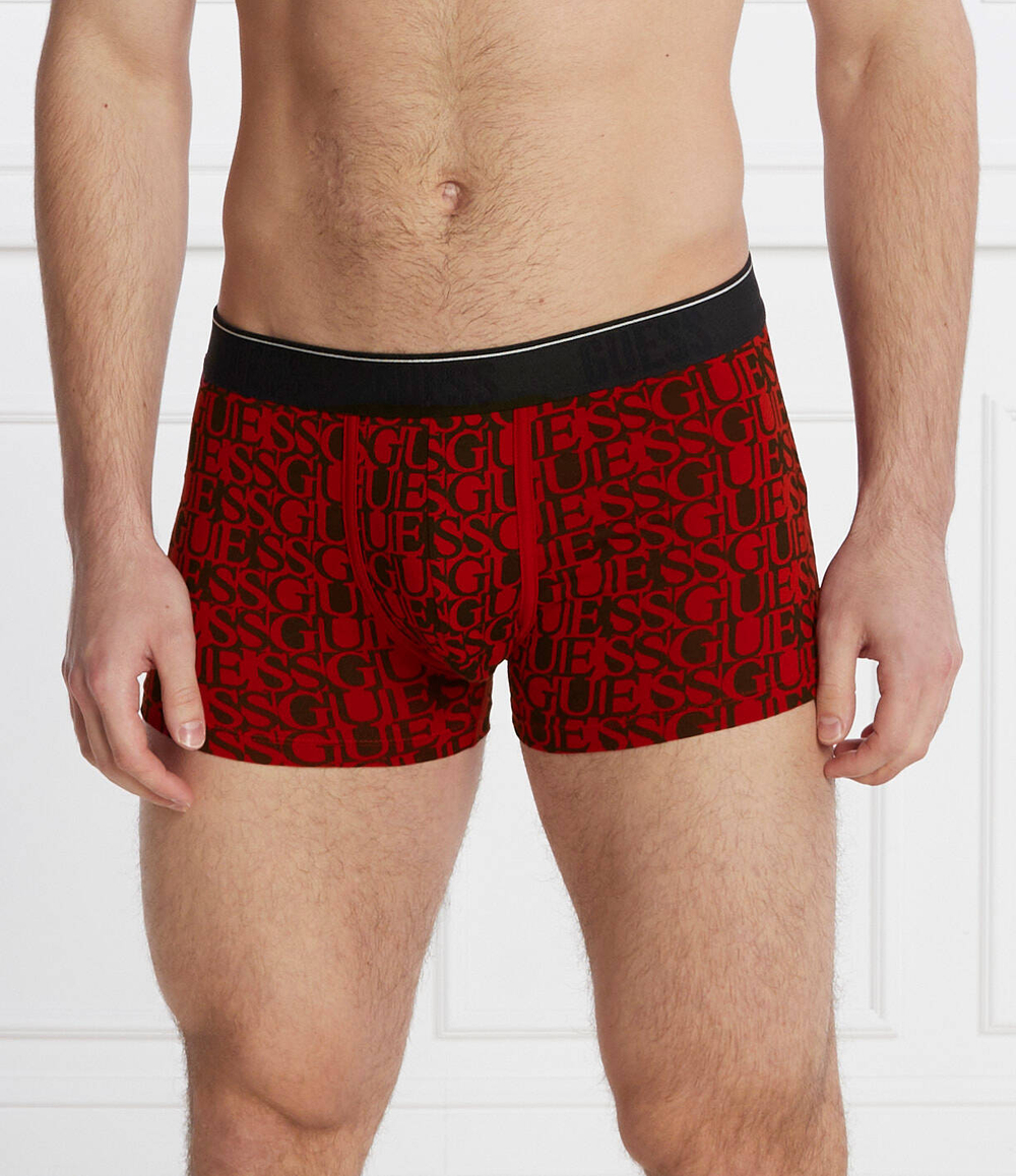 Трусики-боксеры 3шт. Guess Underwear - красный(U3BG25 K6YW0)