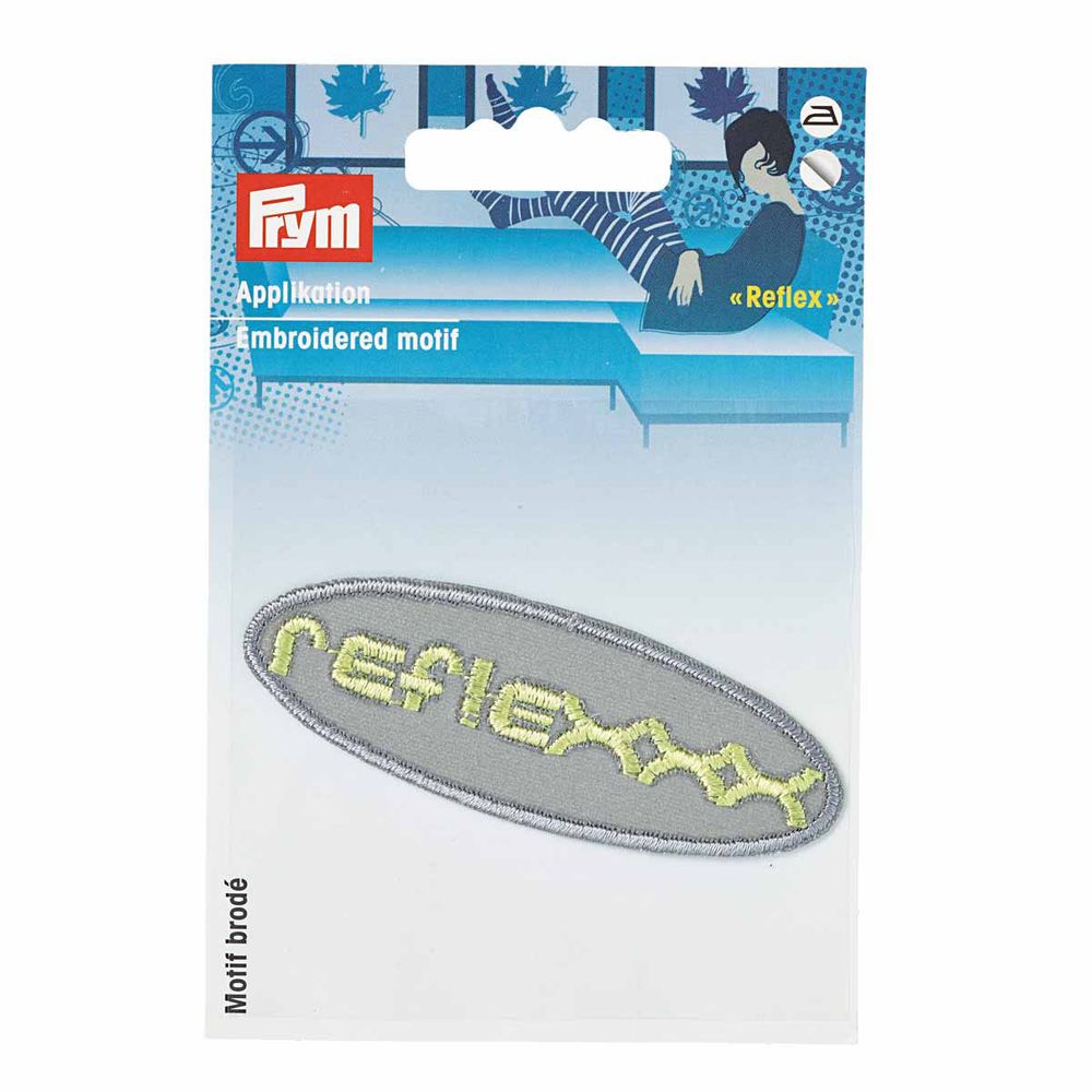 Аппликация самоклеящаяся "Reflex" при помощи утюга, особо тонкие, овальный, Prym