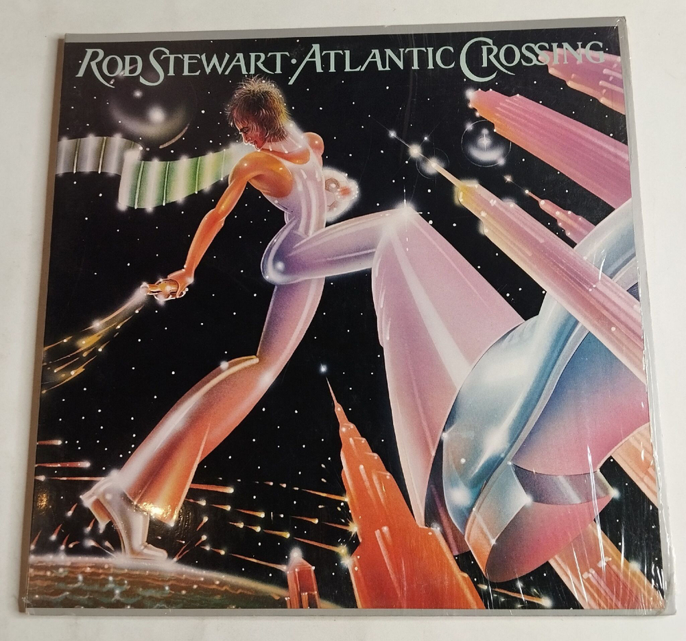Винтажная виниловая пластинка LP Rod Stewart Atlantic Crossing (USA 1977)