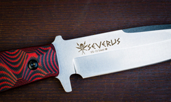 Тактический нож Severus VG-10 (Cryo) StoneWash Черно-Красный