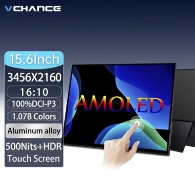 15.6" Портативный сенсорный монитор VCHANCE 4K OLED 3456x2160, 60 Гц