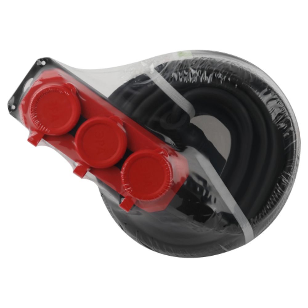 Удлинитель силовой ЭРА UK-3e-3x1,5-20m-IP44(KG) с заземлением 3 розетки каучук 20м КГ 3х1,5мм2 IP44 | Электротовары