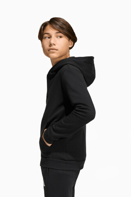 Кофта adidas Entrada 26 Sweat Full-Zip Junior - черный