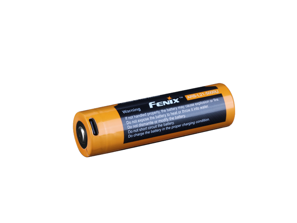 Аккумулятор 21700 Fenix ARB-L21-5000U с разъемом для USB