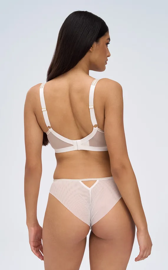 Трусы-бразилиана Chiara Gold Brazyliany Off-White