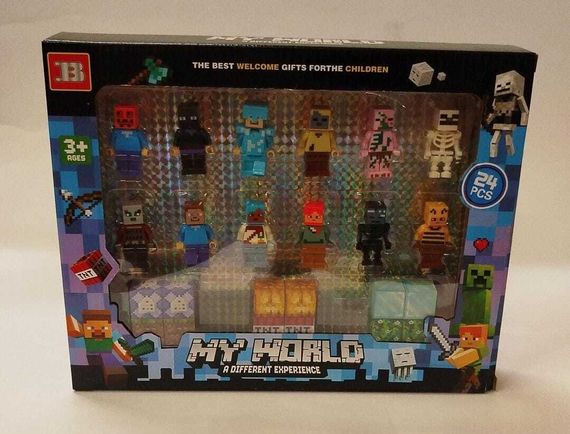 Minecraft minifigures ( my world 23202 )