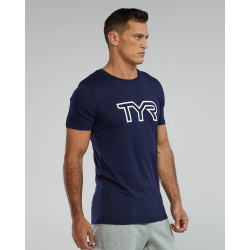 Футболка мужская TYR MEN'S ULTRASOFT LIGHTWEIGHT BIG LOGO