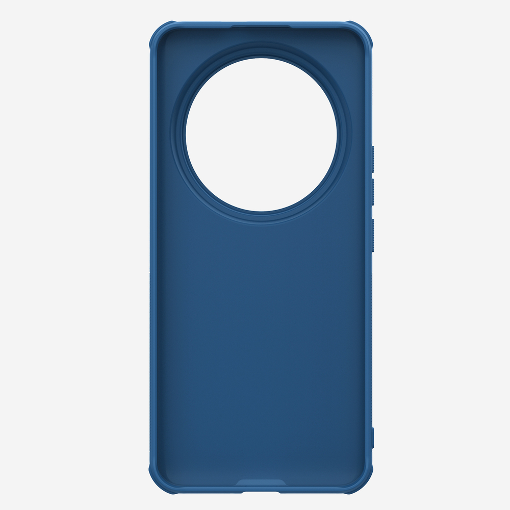 Усиленный двухкомпонентный чехол синего цвета от Nillkin для Xiaomi 14 Ultra, серия Super Frosted Shield Pro