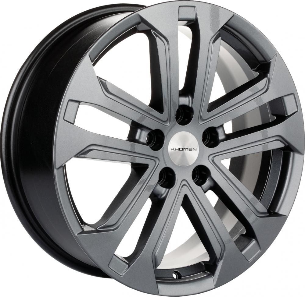 Khomen 1803 7x18 5x114.3 ET 50 Dia 54.1 (grey)