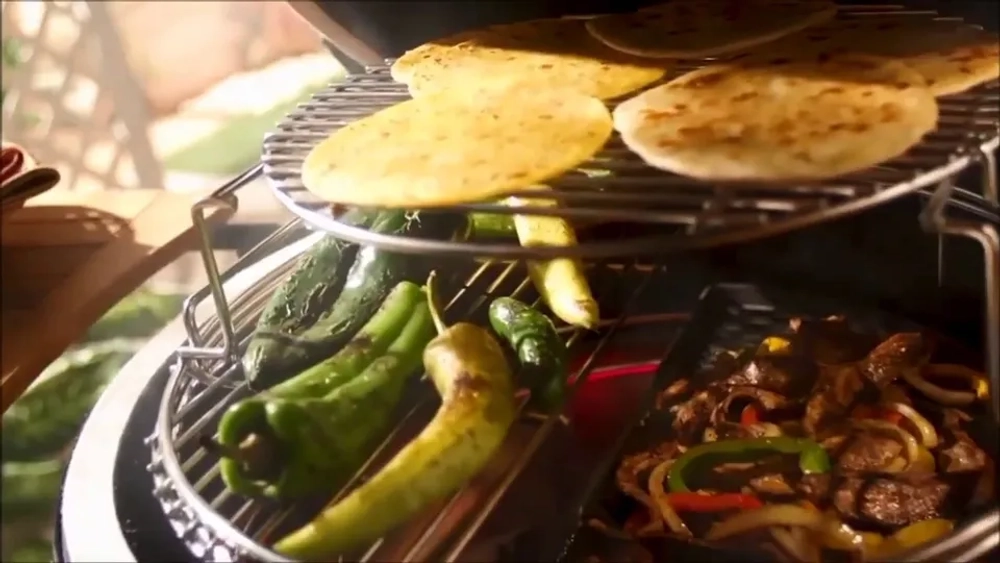 Решетка чугунная полукруглая для гриля ХL (Big Green Egg)