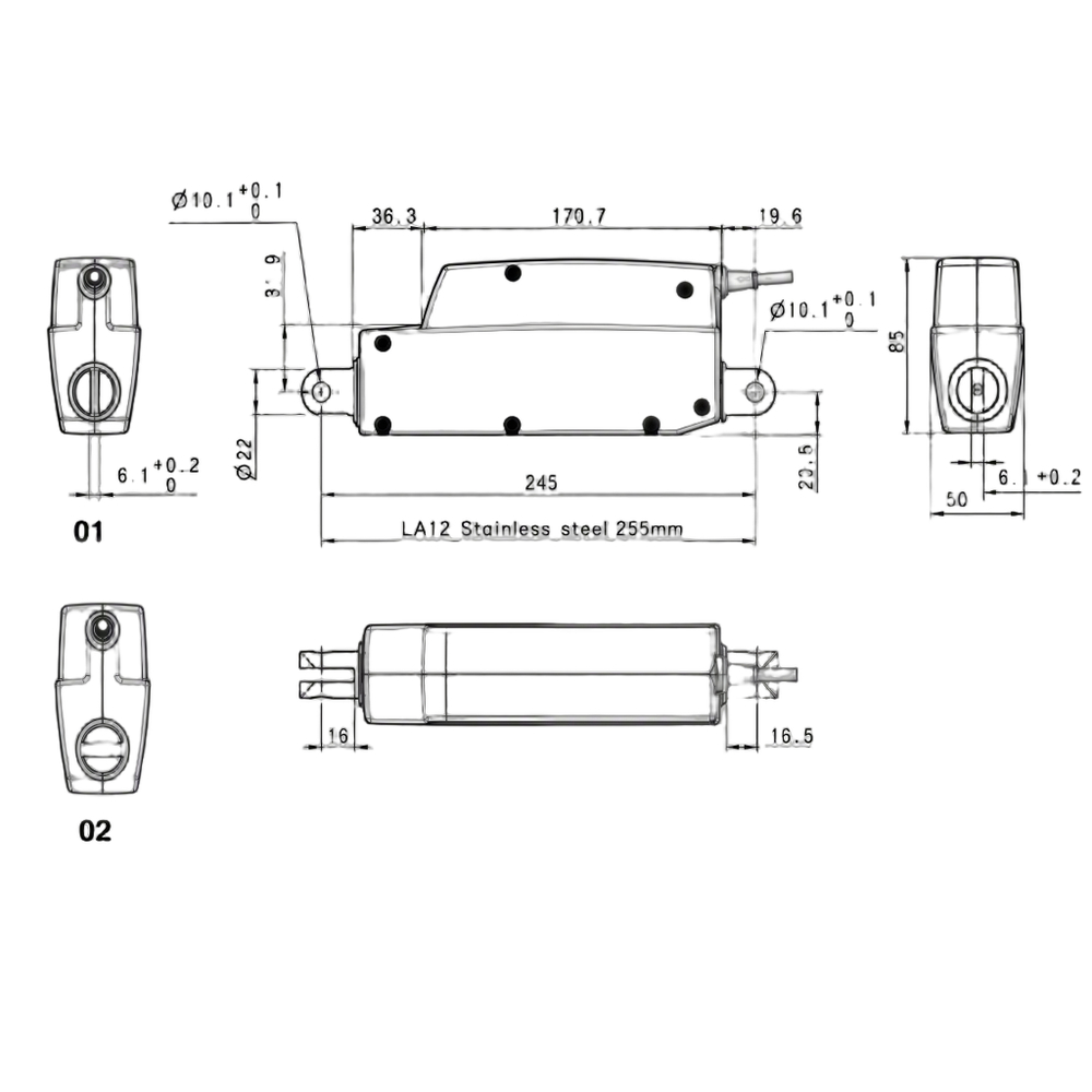 Линейный привод Menerga Actuator LA12 122P00-11002420