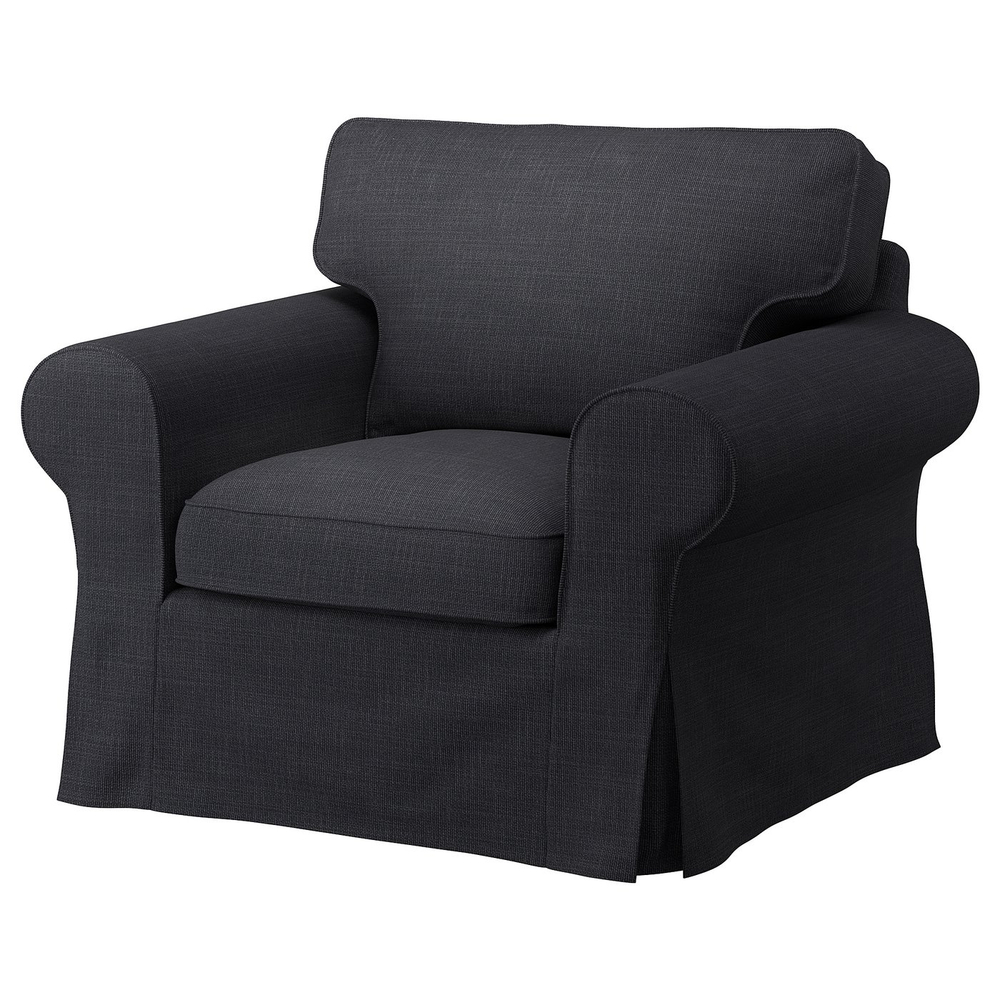 IKEA EKTORP  (ИКЕА ЕКТОРП)  -  Чехол на кресло - Хилларед антрацит