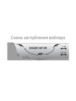 Воблер для рыбалки LureMax DIGGER