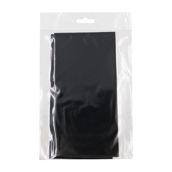 Заплатка самоклеящаяся замша искусственная 100x200мм, 2 шт, (черный (black)), AC18