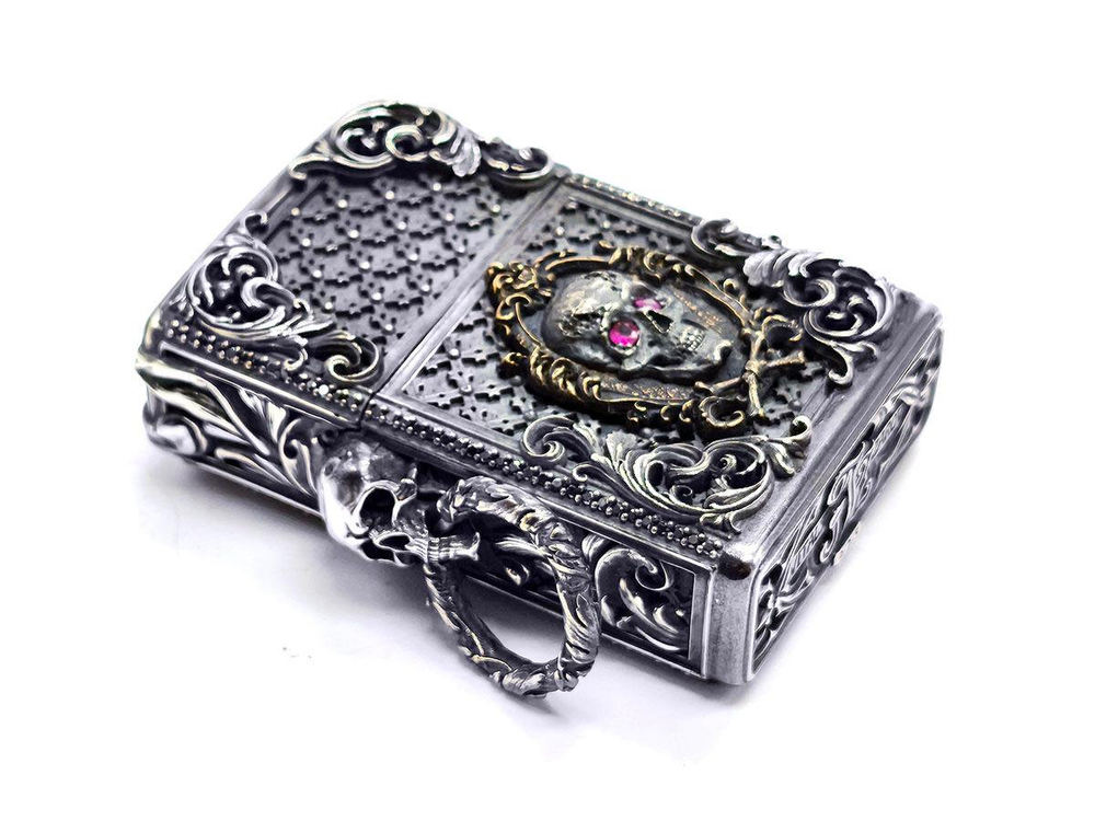 Зажигалка из серебра Pirat-1 AZL-003