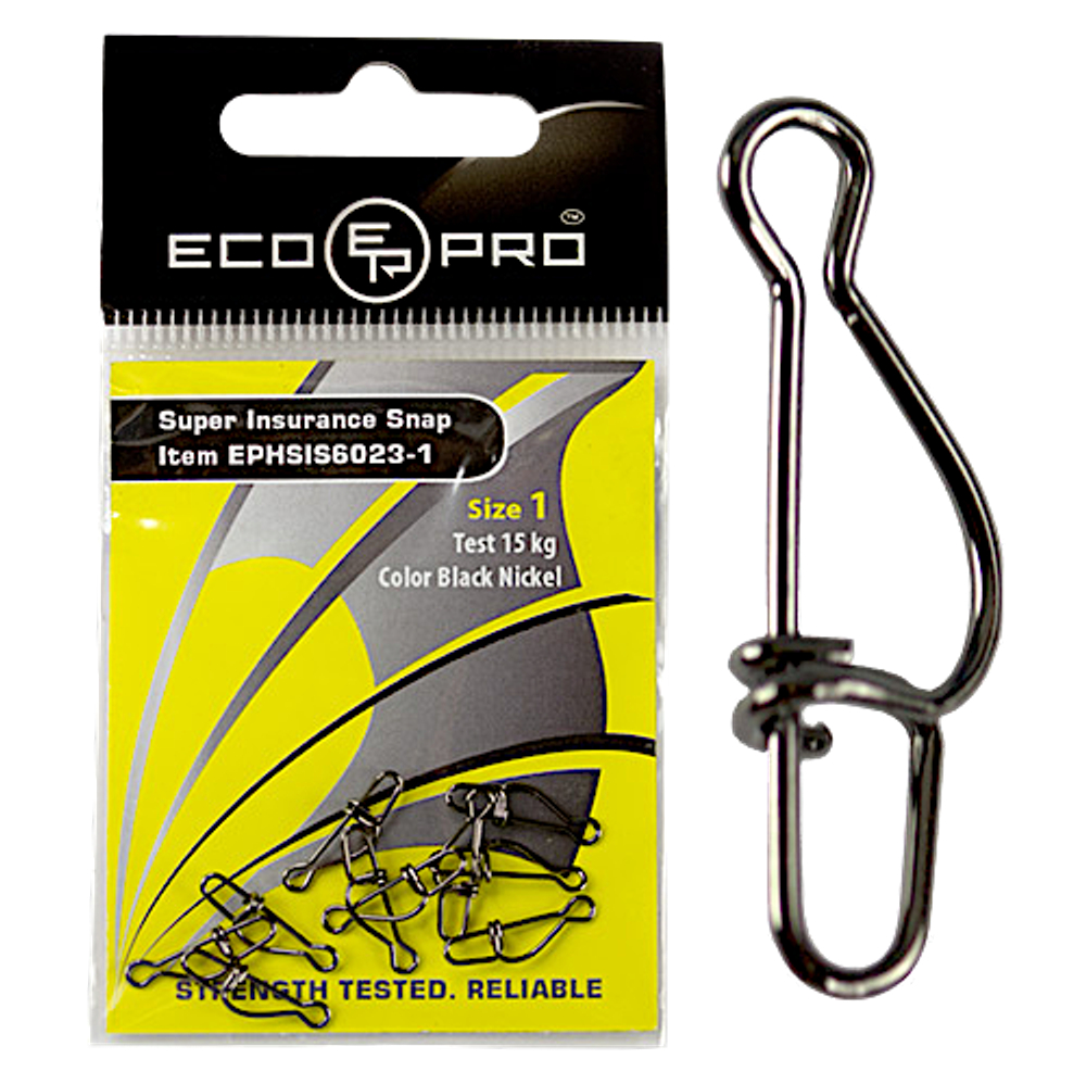Застежка EcoPro EP-202-2 35кг 10шт Black Nickel (EPHSIS6023-2)