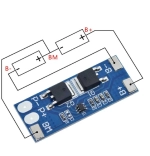Набор плат заряда и защиты Li-ion BMS 2S 7.4V-8.4V 10A без балансировкой (2 шт)