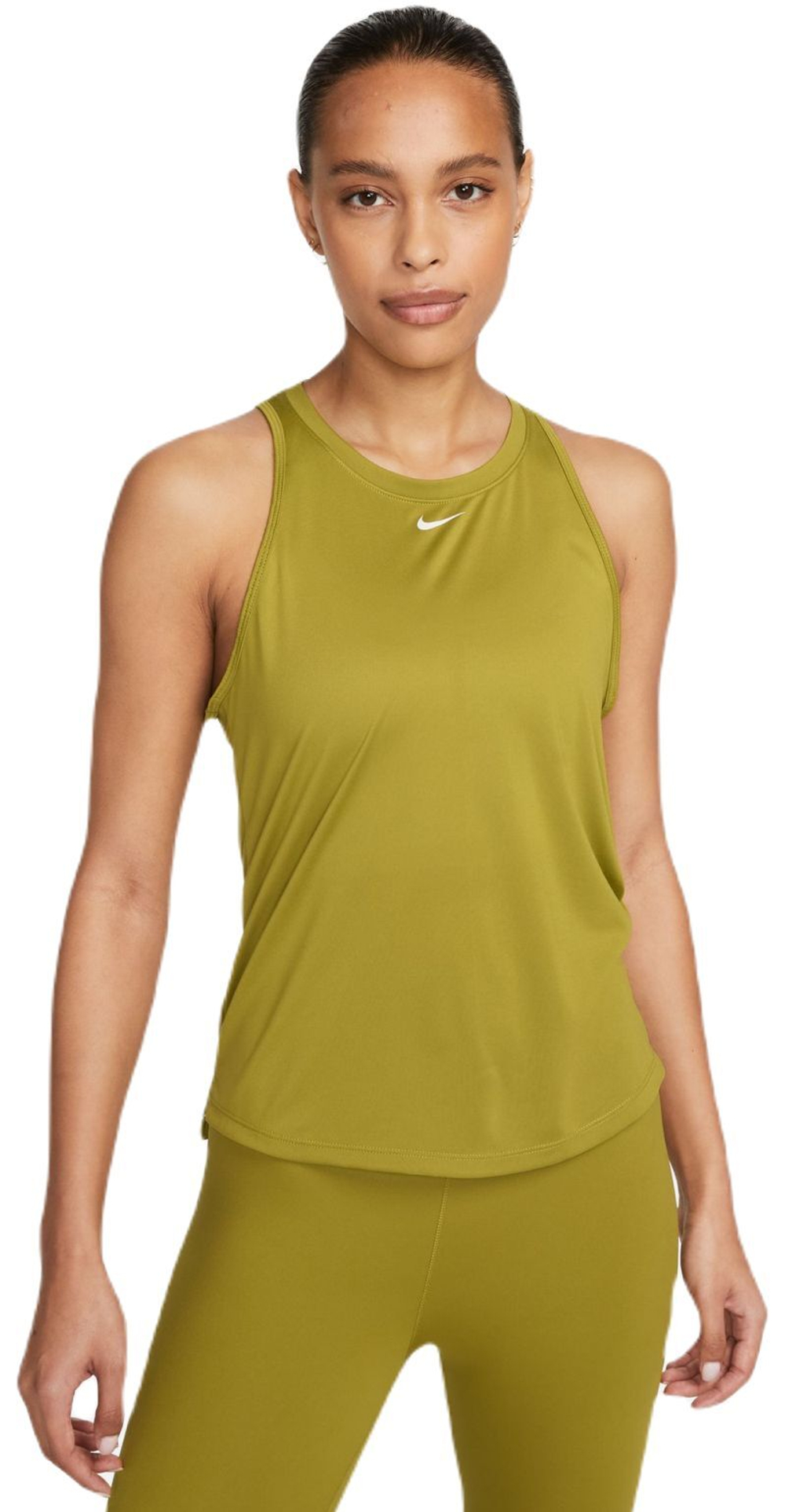 Женский топ теннисный Nike Dri-Fit One Tank - зеленый