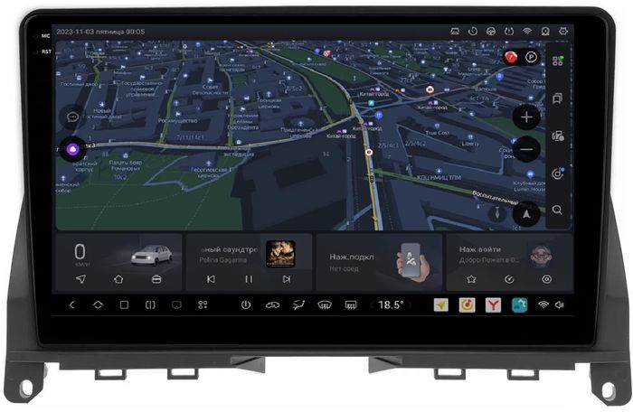 Магнитола для Mercedes-Benz C-класс W204 2007-2011 - Kuberg DUDU7 OL-9947 QLed+2K, Android 13, Быстрейшая, UIS7870 (DUDU7), CarPlay, SIM-слот