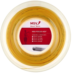 Теннисные струны MSV Focus Hex (200 m) - yellow