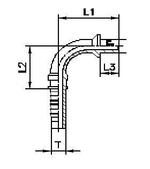 Фитинг DN 12 BEL (Ш) 15 (90)