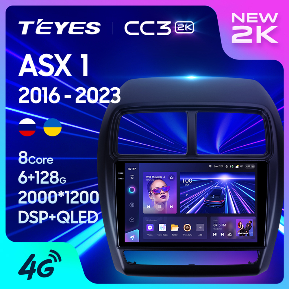 Teyes CC3 2K 9"для Mitsubishi ASX 1 2016-2023