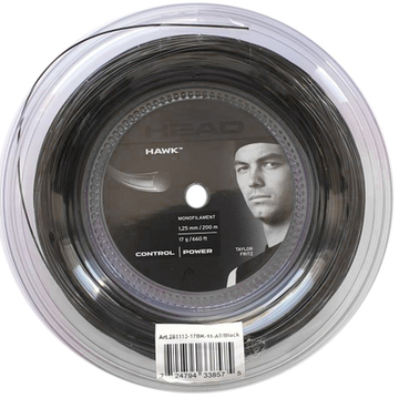Струны теннисные Head HAWK (200 m) - black
