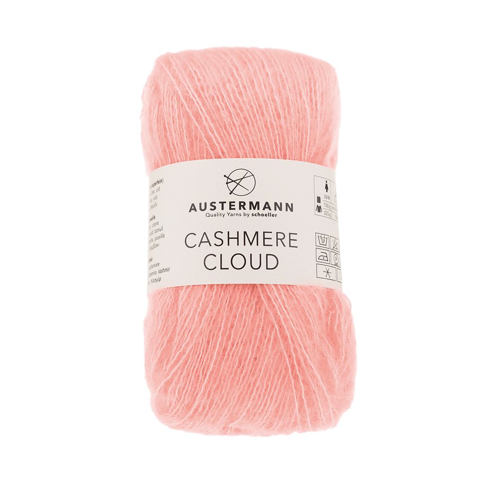Пряжа Austermann (Аустерманн) Cashmere Cloud / уп.10 мот. по 25 г, 180 м, 12002