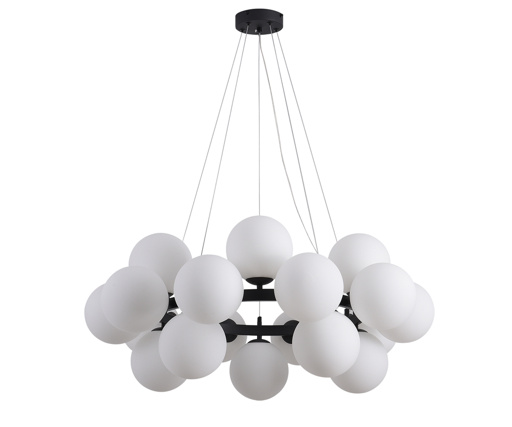 Люстра Kink Light Сида черный E14 20*10W 07508-20,19