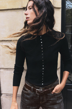 КАРДИГАН ИЗ ШЕРСТИ НА ПУГОВИЦАХ — ZARA