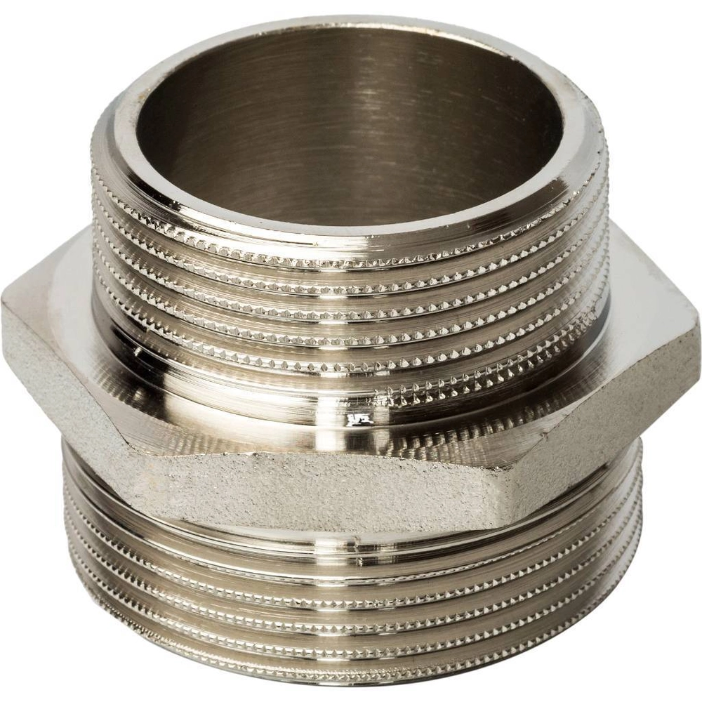 STOUT Ниппель НН переходной никелированный 1"1/2*1"1/4