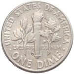 1 дайм (10 центов) 1963. США (D) VF