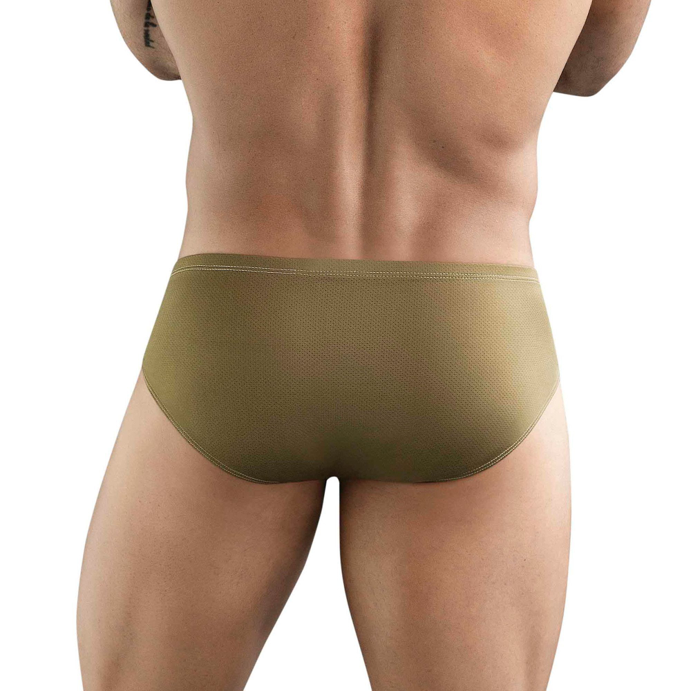 Мужские трусы-брифы цвета хаки Clever Optimo Brief