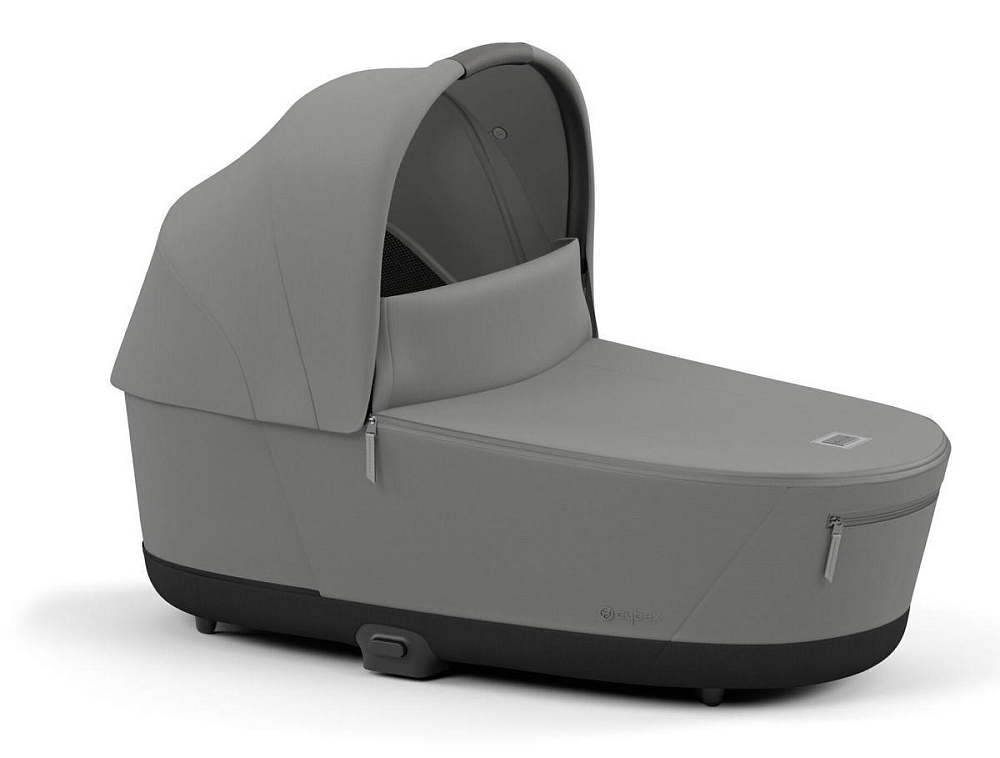 Коляска 3 в 1 Cybex Priam IV Chrome Brown complete и автокресло Aton S2 i-Size Ocean Blue Mirage Grey