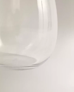 ZARA HOME ЛЕГКИЙ СТАКАН ИЗ ХРУСТАЛЬНОГО СТЕКЛА, ПРОЗРАЧНЫЙ