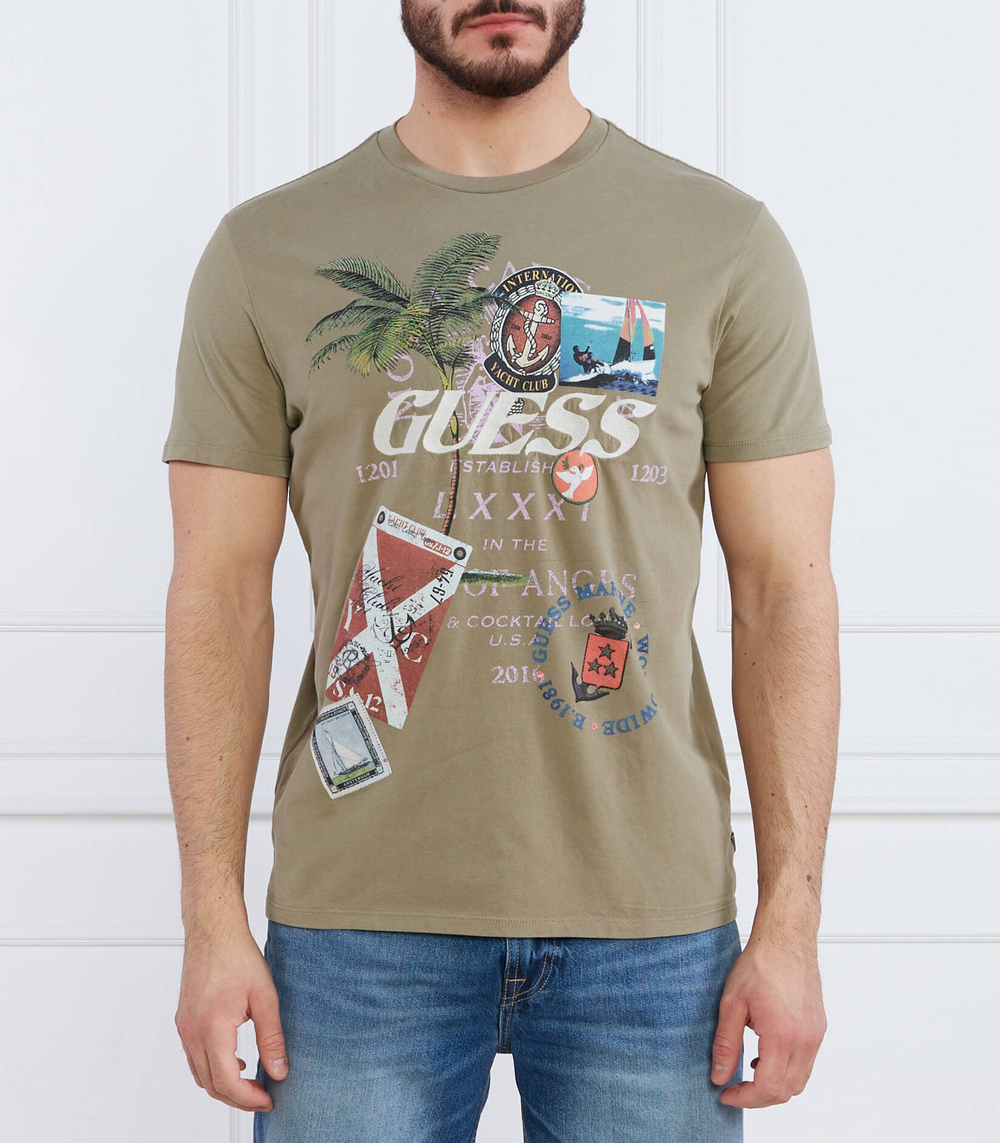 Футболка GUESS - зеленый(M3GI38 KBDL0)