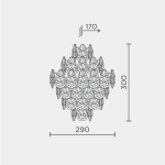 Настенный светильник MODELUX premium ML.8861.03P CR