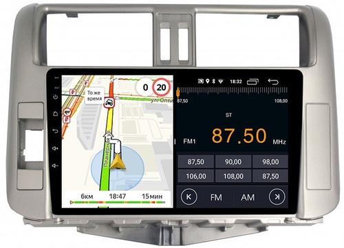 Магнитола для Toyota Land Cruiser Prado 150 2009-2013 - Parafar PF065FHD на Android 13, CarPlay, 4G SIM-слот