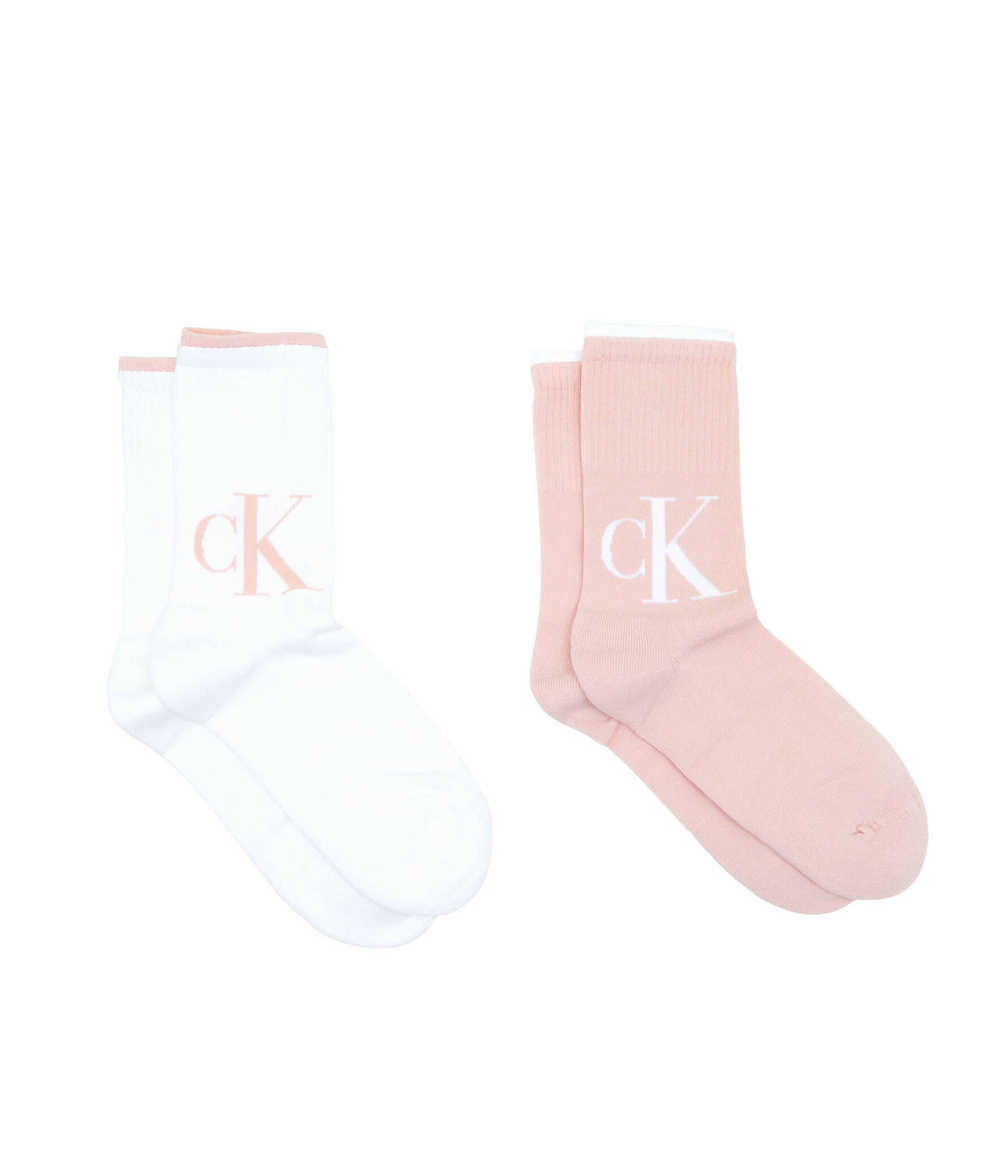 Носки 2 пары CALVIN KLEIN JEANS - белый(701226663)