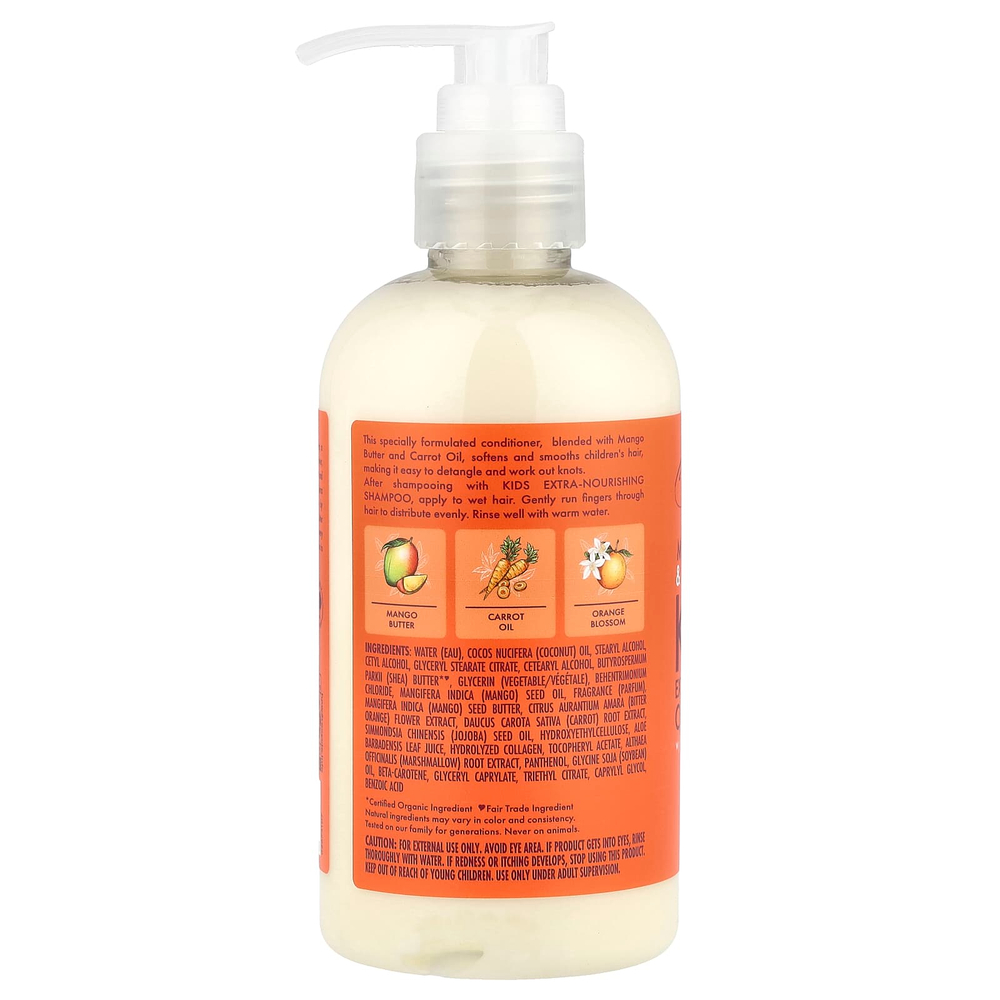 SheaMoisture, экстра-питательный кондиционер, для детей, манго и морковь, 237 мл (8 жидк. унций)