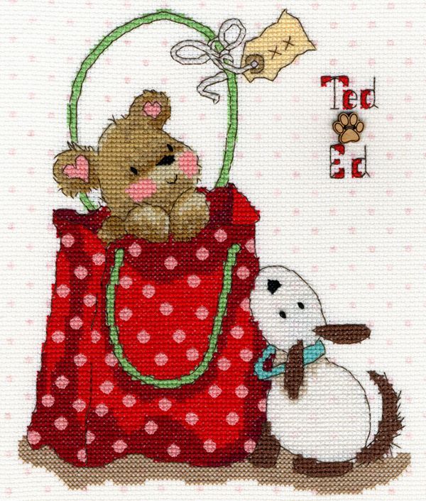 Набор для вышивания нитками Bothy Threads, In The Bag (В сумочке), 17х20 см