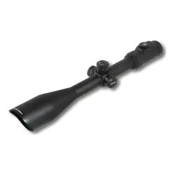 Прицел LEAPERS Accushot Premium 8-32X56, сетка MilDot гравированная - общий вид прицела в черном корпусе