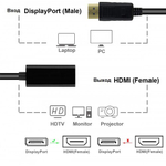 Конвертер цифровой DisplayPort --- гнHDMI с кабелем