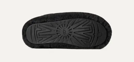 UGG Угги-слипоны Elea Fluffed, черный