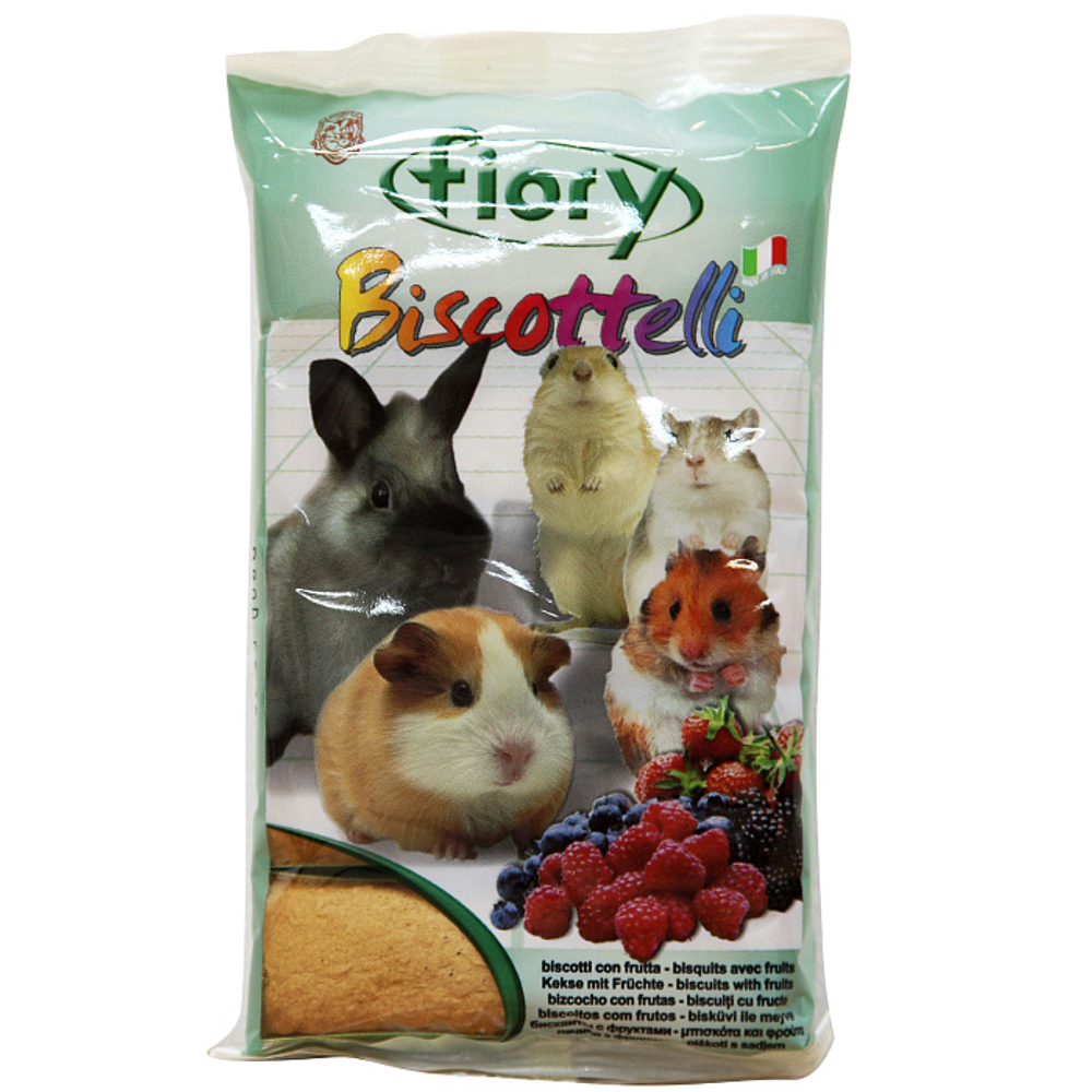 Fiory Biscottelli Ягоды бисквиты для грызунов 30 г