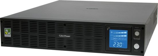 Источники бесперебойного питания (UPS, ИБП) CyberPower PR3000ELCDRT2U, ИБП CyberPower PR3000ELCDRT2U, Rackmount, Line-Interactive, 3000VA/2700W, 9 IEC-320 С13, 1 IEC C19 розеток, USBS