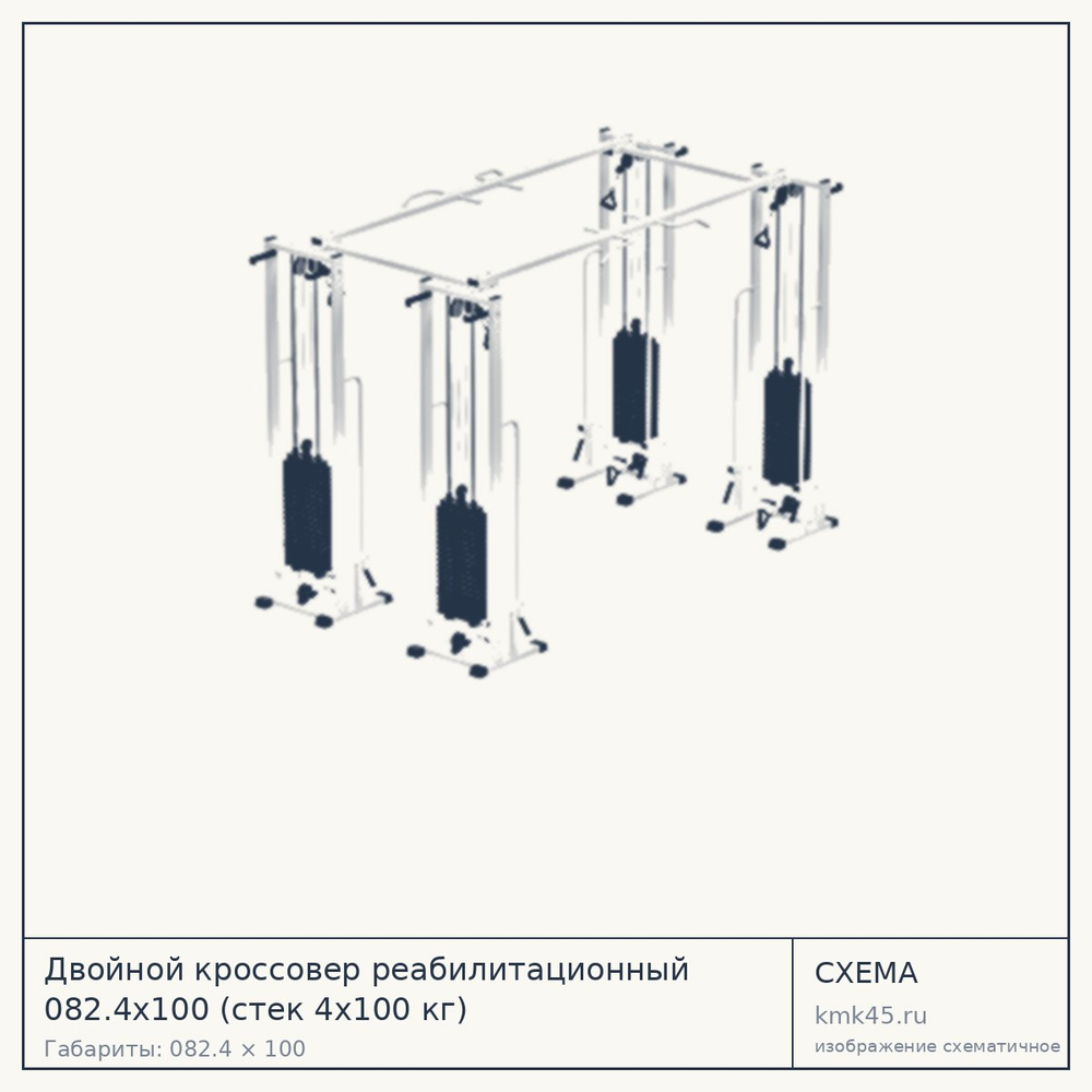 Двойной кроссовер реабилитационный 082.4х100 — от 443 000 ₽